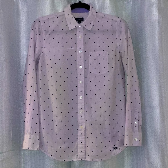 ⭐️ TALBOTS ⭐️ polka dot button down size XS - Picture 5 of 5